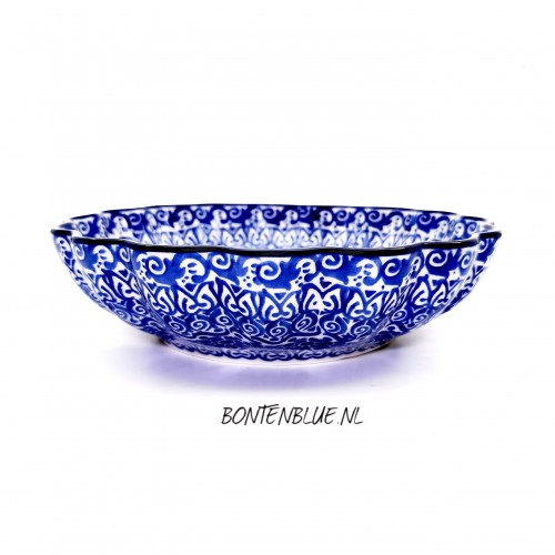249 Bunzlau Ribbed bowl M Ø 20,0 cm decor 3202X 249 Bunzlau Ribbed bowl M Ø 20,0 cm decor 3202X