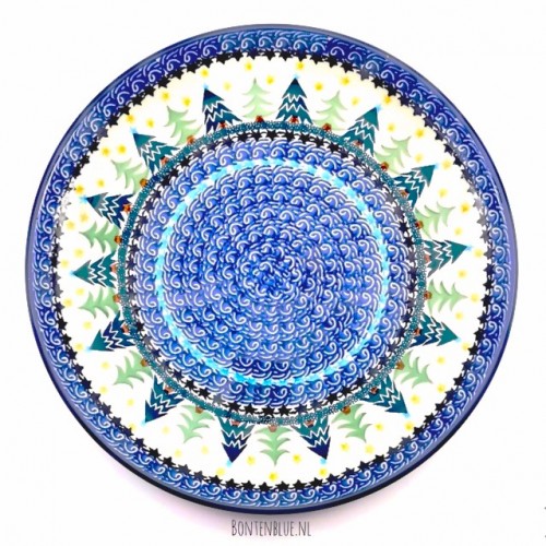 257 Bunzlau Dinerbord Ø 25,5 cm decor 1284X Kerst