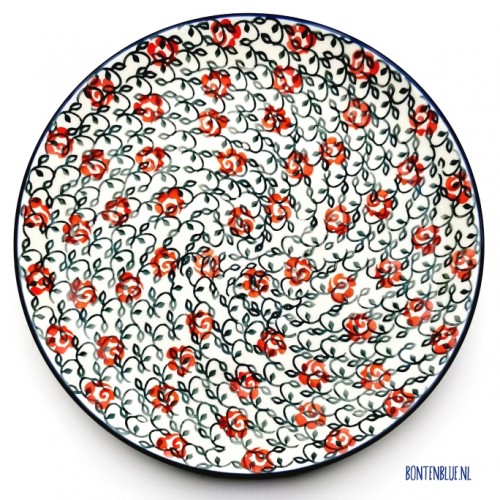 257 Bunzlau Dinerbord Ø 25,5 cm decor Unikat 539X