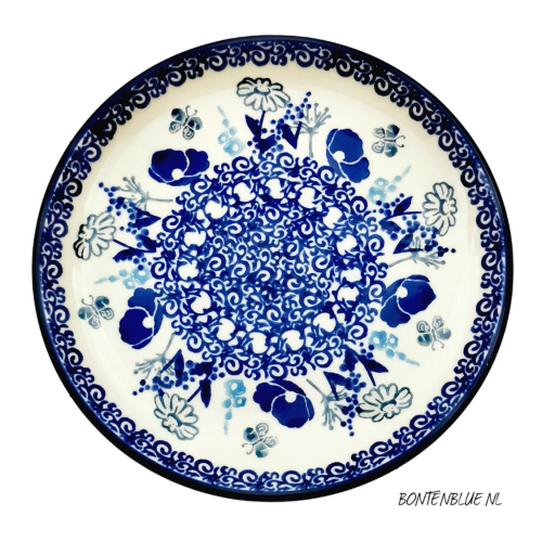 261 Bunzlau Pie dish Ø 16 cm decor 2900X