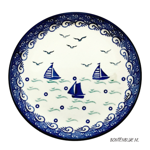 261 Bunzlau Pie dish Ø 16 cm decor 2987X