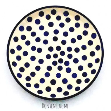 261 Bunzlau Gebaksbord Ø 16 cm decor 61X BlueDots 261 Bunzlau Gebaksbord Ø 16 cm decor 61X BlueDots