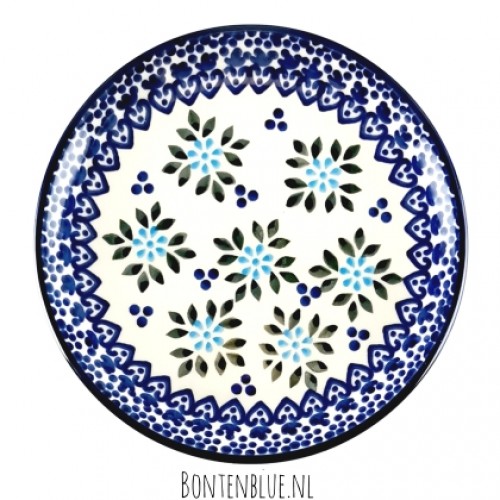 261 Bunzlau Pie dish Ø 16 cm decor 801X Bunch of Flowers