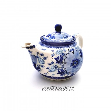 264 Bunzlau Theepot 0,9 L decor Unikat 5177X