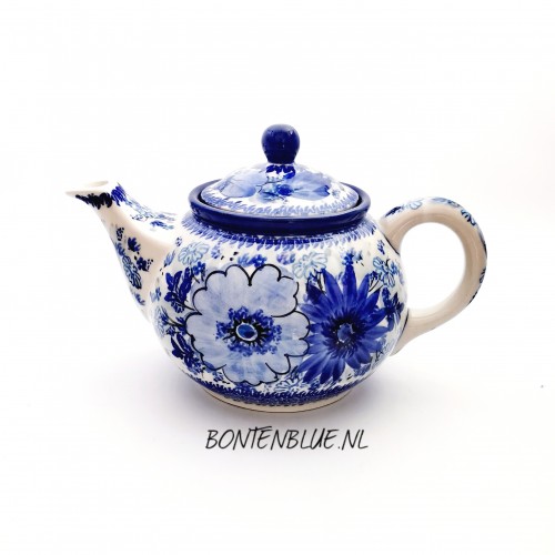 264 Bunzlau Tea pot 0,9 L decor Unikat 5177X