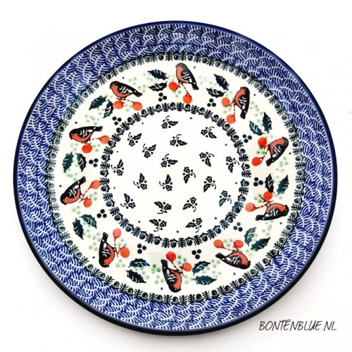 266 Bunzlau Lunch plate Ø 23,5 cm decor 1257X Kerst 266 Bunzlau Lunch plate Ø 23,5 cm decor 1257X Kerst