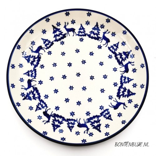 266 Bunzlau Lunch plate Ø 23,5 cm decor 1931X Kerst 266 Bunzlau Lunch plate Ø 23,5 cm decor 1931X Kerst