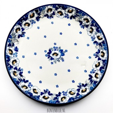 266 Bunzlau Lunchbord Ø 23,5 cm decor 2222X Lady 266 Bunzlau Lunchbord Ø 23,5 cm decor 2222X Lady