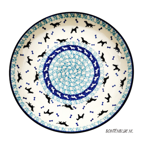 266 Bunzlau Lunch plate Ø 23,5 cm decor 2680X 266 Bunzlau Lunch plate Ø 23,5 cm decor 2680X