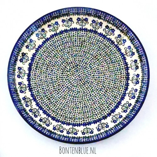 266 Bunzlau Lunch plate Ø 23,5 cm decor 436X 266 Bunzlau Lunch plate Ø 23,5 cm decor 436X