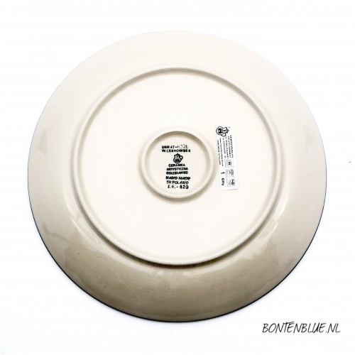 266 Bunzlau Lunch plate Ø 23,5 cm decor Unikat 4273X Kerst