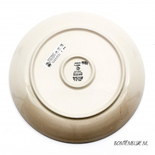 266 Bunzlau Lunch plate Ø 23,5 cm decor Unikat 4781X 266 Bunzlau Lunch plate Ø 23,5 cm decor Unikat 4781X
