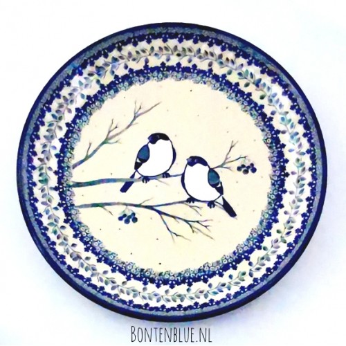 266 Bunzlau Lunch plate Ø 23,5 cm decor Unikat 4830X