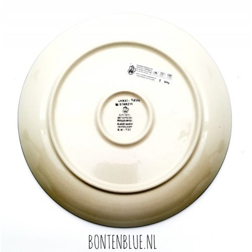 266 Bunzlau Lunch plate Ø 23,5 cm decor Unikat 4831X