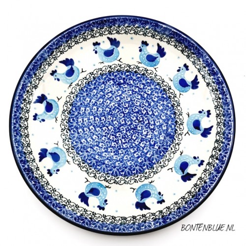 266 Bunzlau Lunch plate Ø 23,5 cm decor Unikat 4933X