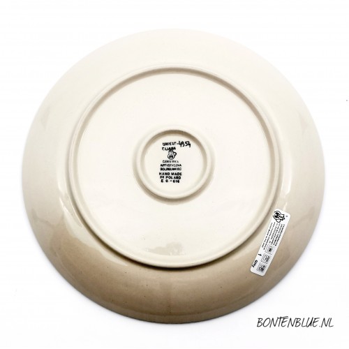 266 Bunzlau Lunch plate Ø 23,5 cm decor Unikat 4954X 266 Bunzlau Lunch plate Ø 23,5 cm decor Unikat 4954X
