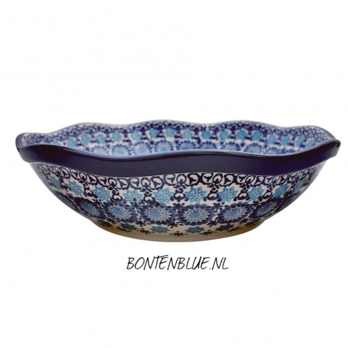 273 Bunzlau Ronde schaal L Ø 25,5 cm decor 3359X