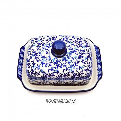 295 Bunzlau Dish for butter L decor 1824X Tender Twigs