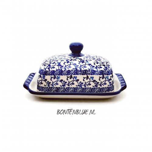 295 Bunzlau Dish for butter L decor 1824X Tender Twigs