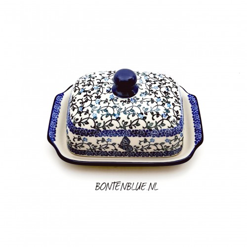 295 Bunzlau Dish for butter L decor 1934X 295 Bunzlau Dish for butter L decor 1934X