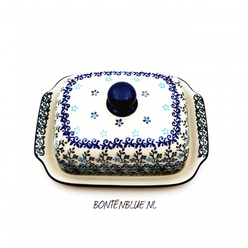 295 Bunzlau Dish for butter L decor 2250X Garlant