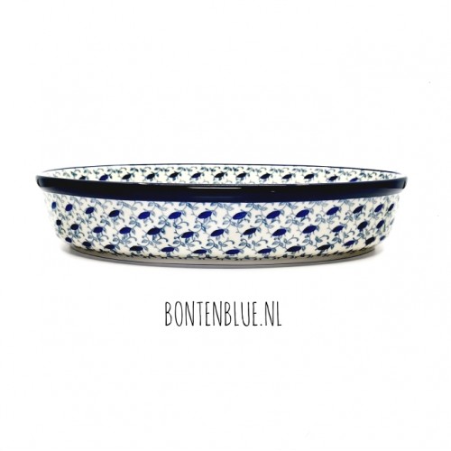 297 Bunzlau Oval dish XL 2 Liter decor 2101X