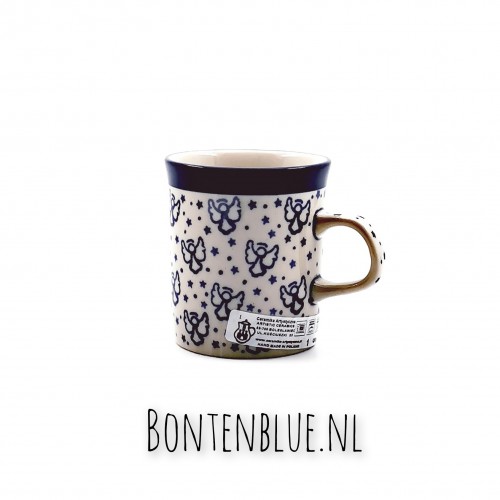 328 Bunzlau Rechte mok 150 ml decor 1411X Kerst