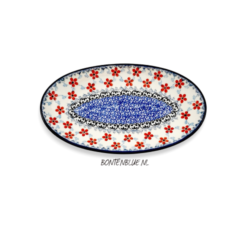 301 Bunzlau Serveerschaal XS decor 2098X 301 Bunzlau Serveerschaal XS decor 2098X