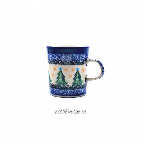 328 Bunzlau Straight mug 150 ml decor 1720X Kerst