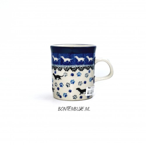 328 Bunzlau Straight mug 150 ml decor 2151X Teckel