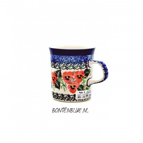 328 Bunzlau Straight mug 150 ml decor 2538X