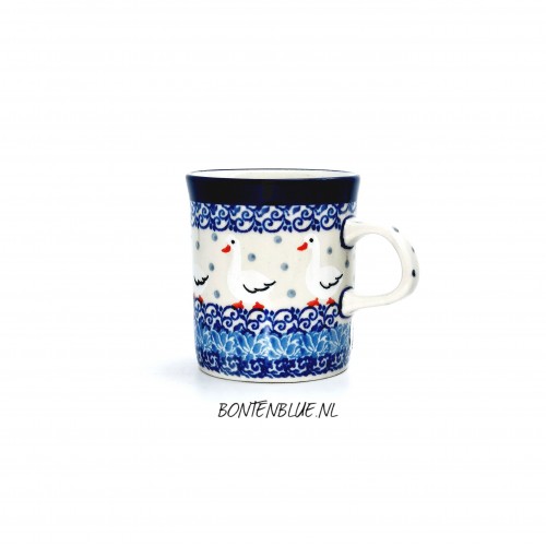328 Bunzlau Straight mug 150 ml decor 2604X