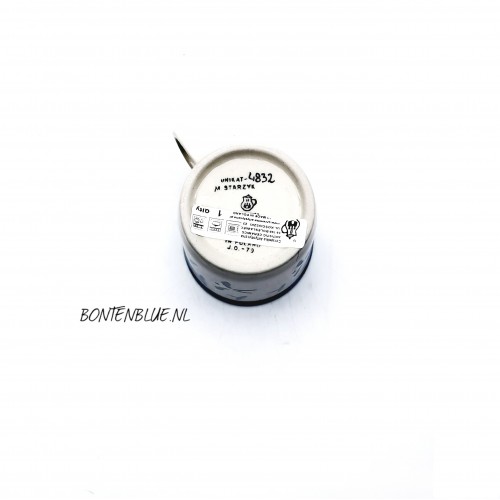 328 Bunzlau Straight mug 150 ml decor Unikat 4832X