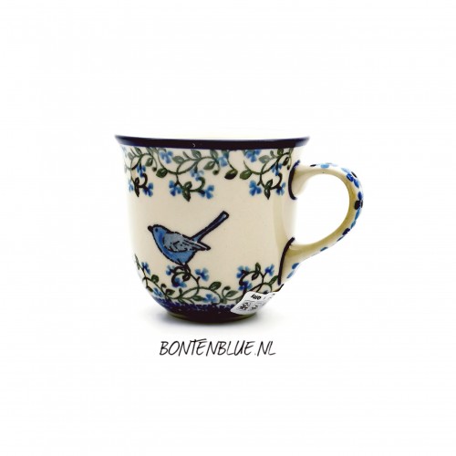 342 Bunzlau Tulip mug 180 ml decor 1932X  342 Bunzlau Tulip mug 180 ml decor 1932X