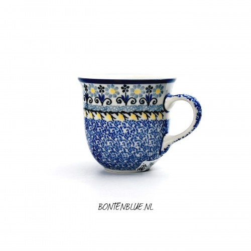 342 Bunzlau Tulip mug 180 ml decor 2178X  342 Bunzlau Tulip mug 180 ml decor 2178X