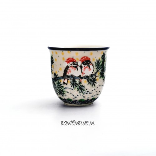 342 Bunzlau Tulip mug 180 ml decor Unikat 4969X