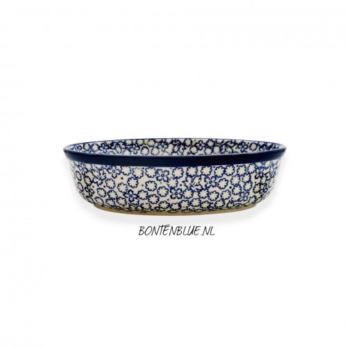 351 Bunzlau Ovale schaal S decor 3355X