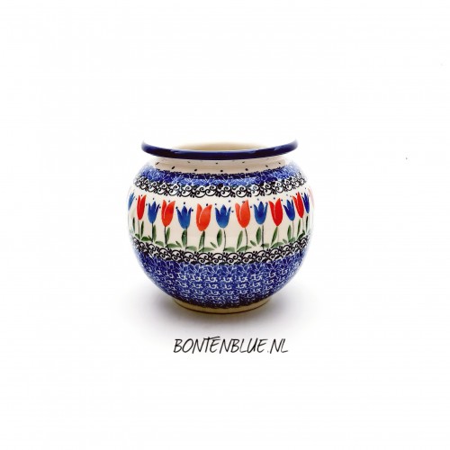 359 Bunzlau Flowerpot S 13 cm decor 2599X Tulip Royal 359 Bunzlau Flowerpot S 13 cm decor 2599X Tulip Royal