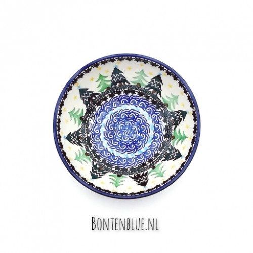 626 Bunzlau Yoghurt schaaltje Ø 14,5 cm decor 1284X Kerst