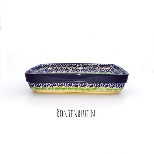 403 Bunzlau Oven dish M shallow decor 1436X ForgetmeNot 403 Bunzlau Oven dish M shallow decor 1436X ForgetmeNot