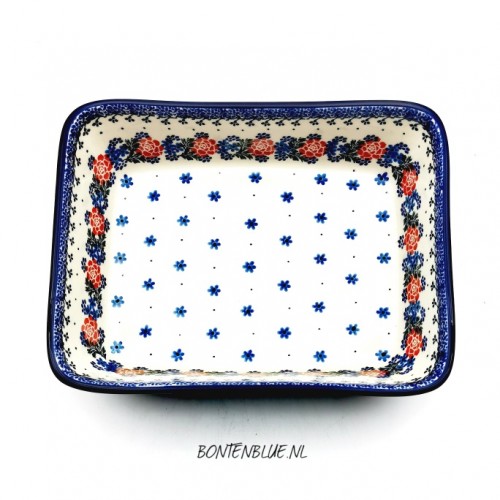 404 Bunzlau Oven dish M 1,8 Liter decor 1528X Double Delight