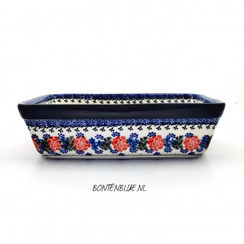 404 Bunzlau Oven dish M 1,8 Liter decor 1528X Double Delight 404 Bunzlau Oven dish M 1,8 Liter decor 1528X Double Delight
