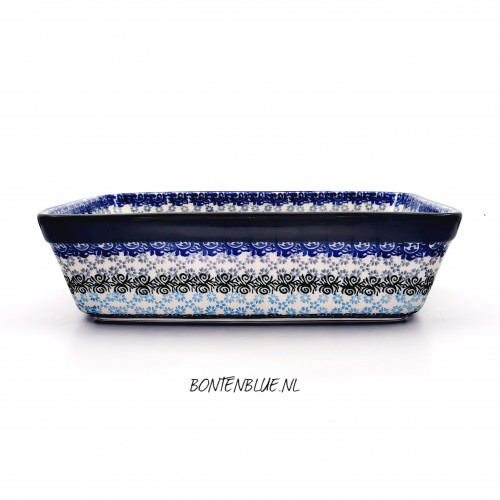 404 Bunzlau Oven dish M 1,8 Liter decor 1731X 404 Bunzlau Oven dish M 1,8 Liter decor 1731X