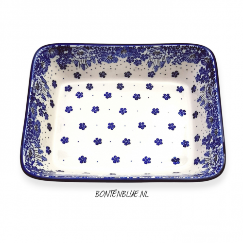 404 Bunzlau Ovenschaal M 1,8 Liter decor 1975X