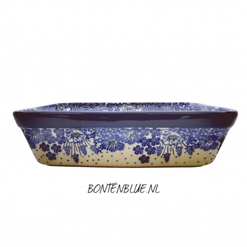404 Bunzlau Ovenschaal M 1,8 Liter decor 1975X