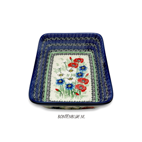 404 Bunzlau Oven dish M 1,8 Liter decor Unikat 4968X 404 Bunzlau Oven dish M 1,8 Liter decor Unikat 4968X