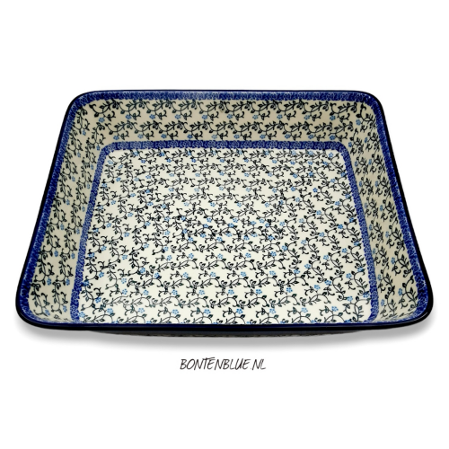 406 Bunzlau Ovenschaal XL 3,5 Liter decor 1822X