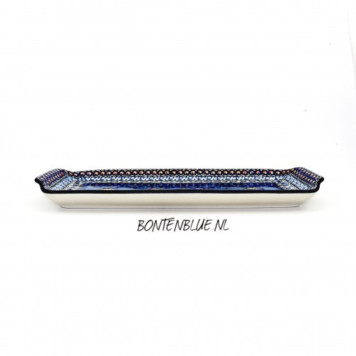 410 Bunzlau Cake dish L 31,5 cm decor Unikat 408X Poppy