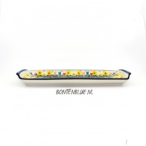 410 Bunzlau Cake dish L 31,5 cm decor Unikat 5114X 