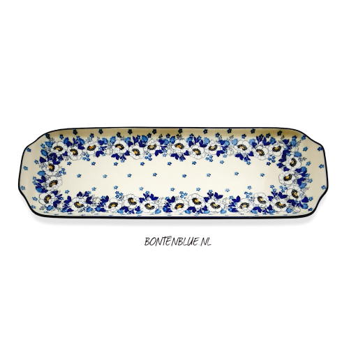 416 Bunzlau Cakeschaal XL 41,5 cm decor 2222X Lady